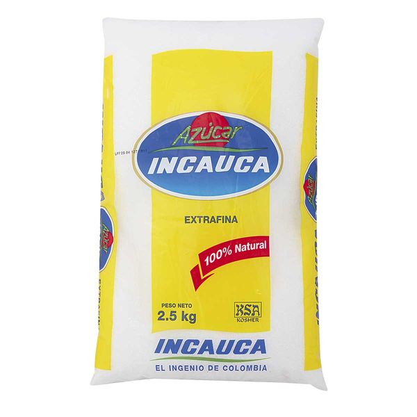 Azúcar Incauca Extrafina 2,5 Kg