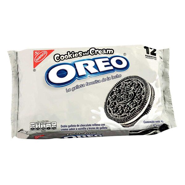 Galleta Oreo Cookies&Cream x 432 G 12 Unidades