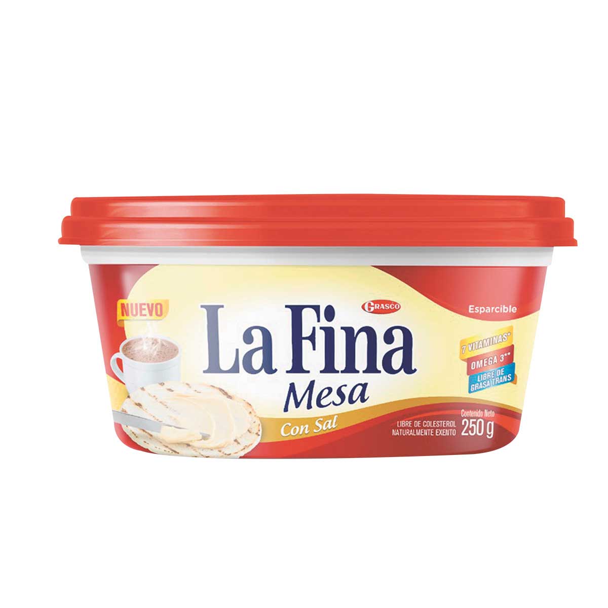 Margarina La Fina Mesa Sal Esparcible x 250 G Mercados Colsubsidio