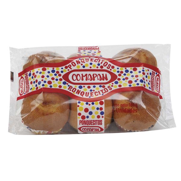 Ponquecitos Comapan x 160 G x 6 Und.