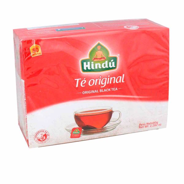 Té Hindú Original Caja x 80 G 50 Bolsas