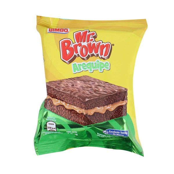 Brownie Mr. Brown Arequipe Bimbo x 75 G