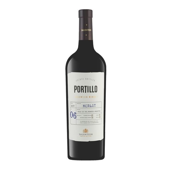 Vino Tinto Portillo Merlot x 750 Ml