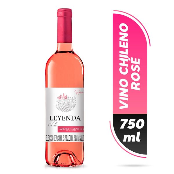 Vino Leyenda Cabernet Syrah Rose x 750 Ml