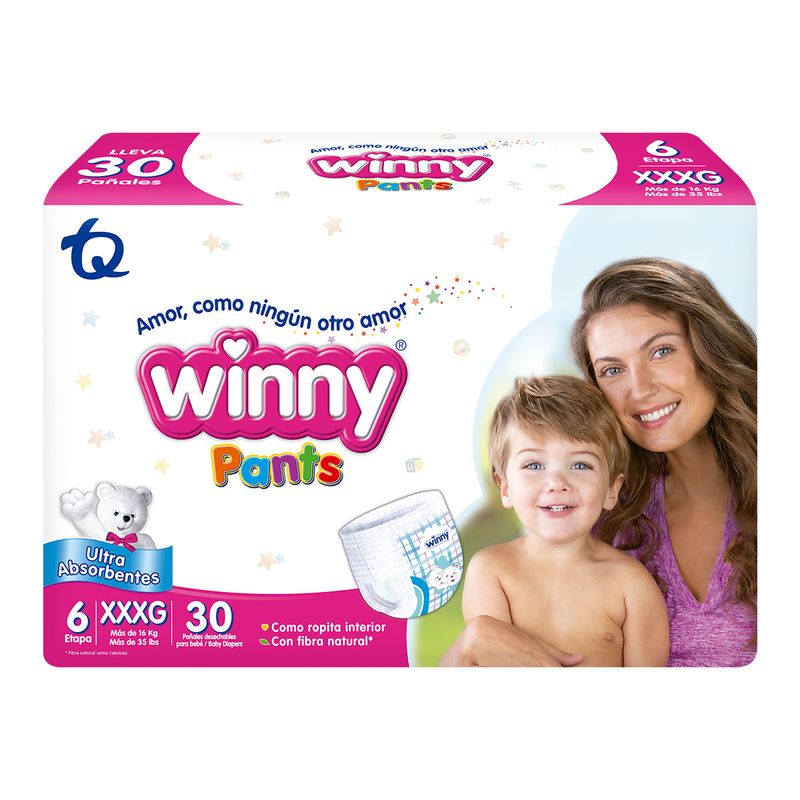 Pañales-Winny-Pants-Ultra-Absorbentes-Etapa-6-x-30-Unidades
