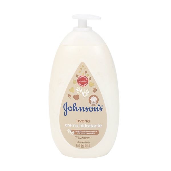 Crema Hidratante Johnson's Bebé Avena x 800 Ml