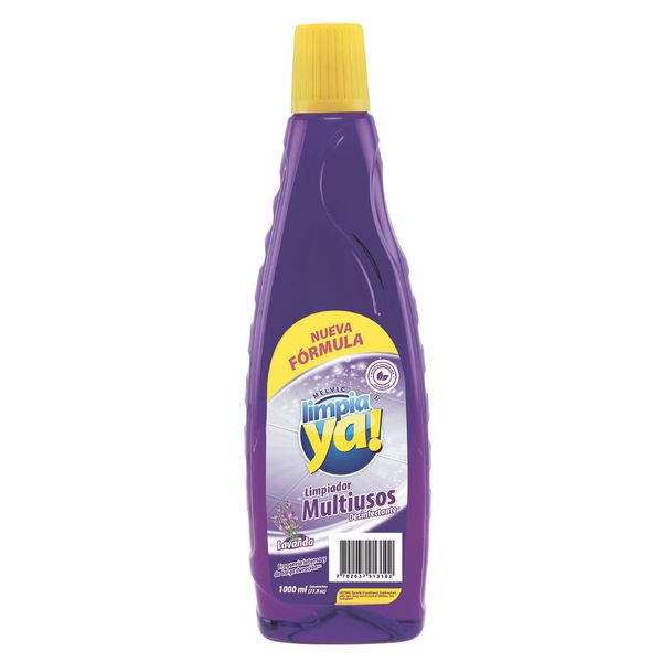 Limpiador Multiusos Desinfectante Limpia Ya! Lavanda x 1000 Ml