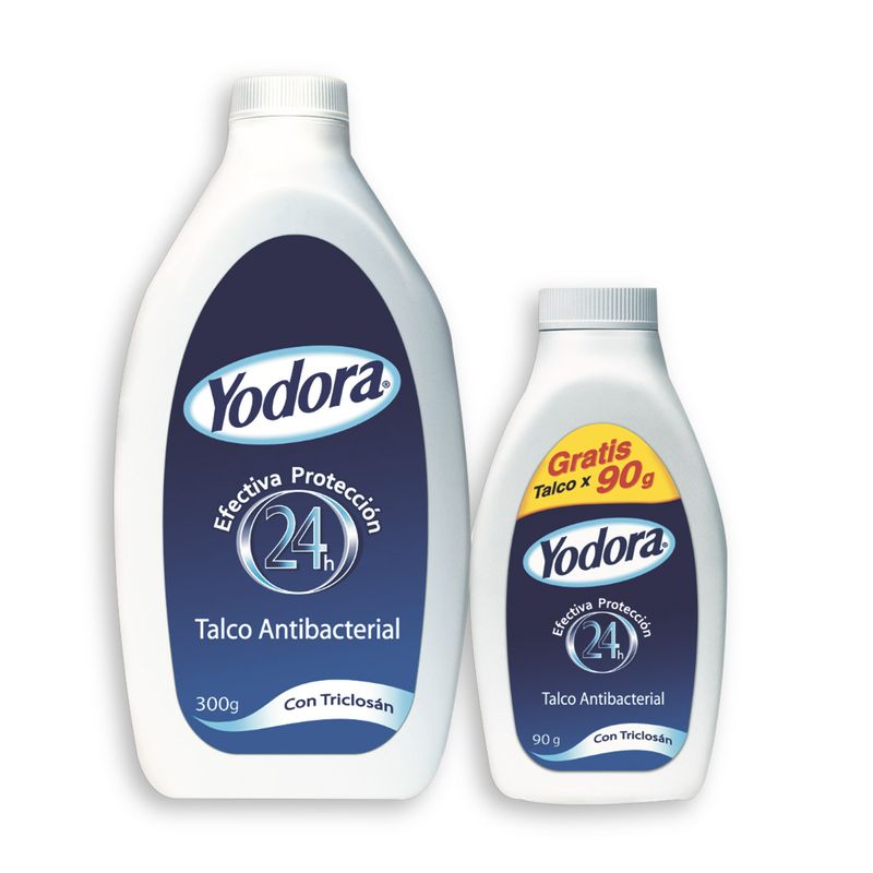 Talco-Antibacterial-Yodora-x-300-G---Gratis-Talco-x-90-G