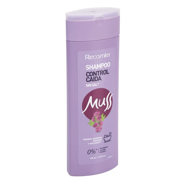 Shampoo Muss Control Caida Sin Sal x 400 Ml