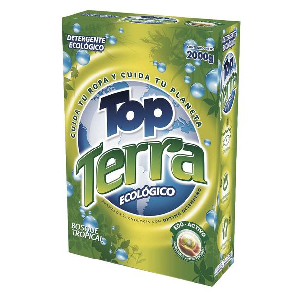 Detergente Ecológico Top Terra Bosque Tropical x 2000 G