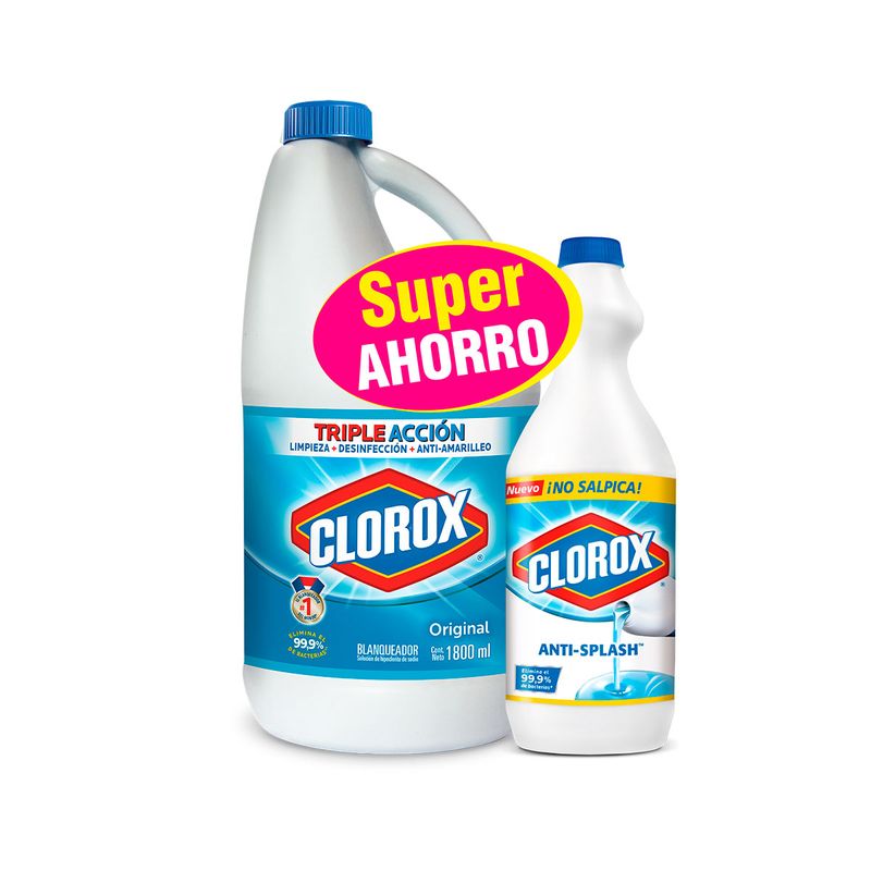 Blanqueador-Clorox-Triple-Accion-Original-x-1800-Ml---Anti-Splash-Clorox-x-930-Ml