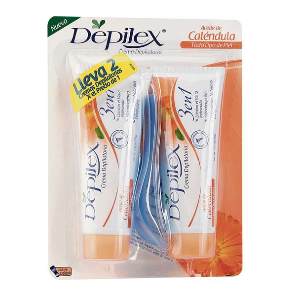 Crema Depilatoria Depilex Caléndula Pague 1 Lleve 2 x 100 G c/u