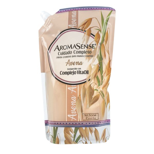 Jabón Cremoso Aromasense Avena x 800 Ml