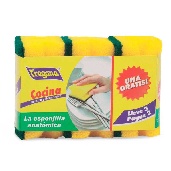 Esponjilla de Cocina Fregona Lleve 3 Pague 2