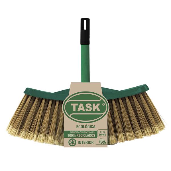 Escoba Ecológica Task Cabo Madera Suave x 1 Unidad