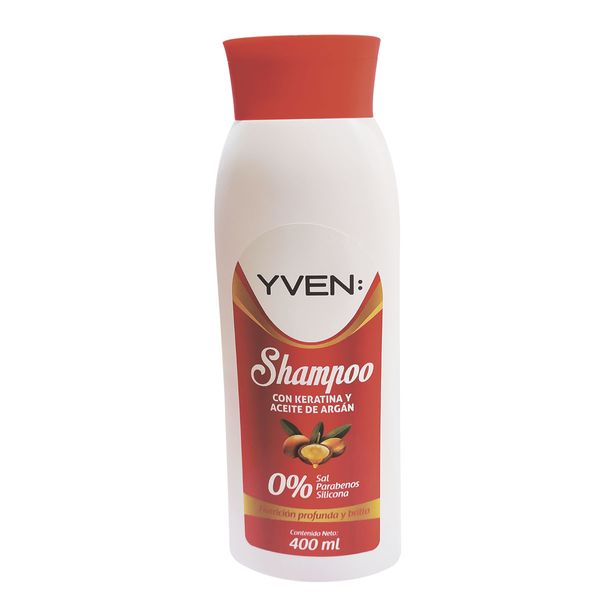 Shampoo Yven Nutrición Profunda y Brillo x 400 Ml