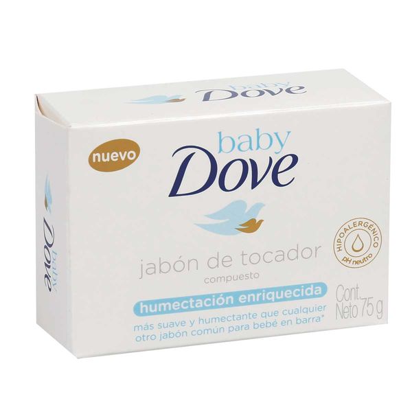 Jabón de Tocador Dove Baby Humectación Enriquecida x 75 G