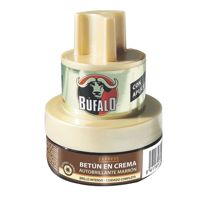 Betun-Crema-Bufalo-Autobrillante-Marron-x-40-Ml