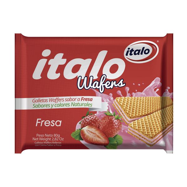 Galletas Wafers Italo Fresa x 80 G