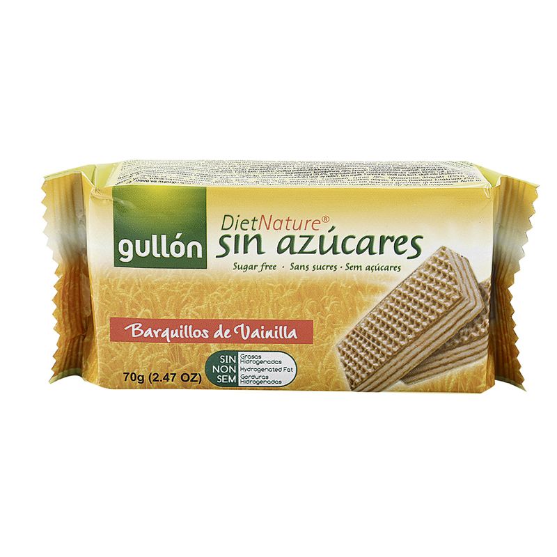 Galleta Sin Azucar Guillon Waffler Vainilla 70G