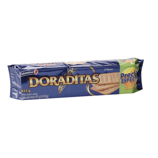 Galletas Doraditas Colombina x 455 G x 5 Tacos