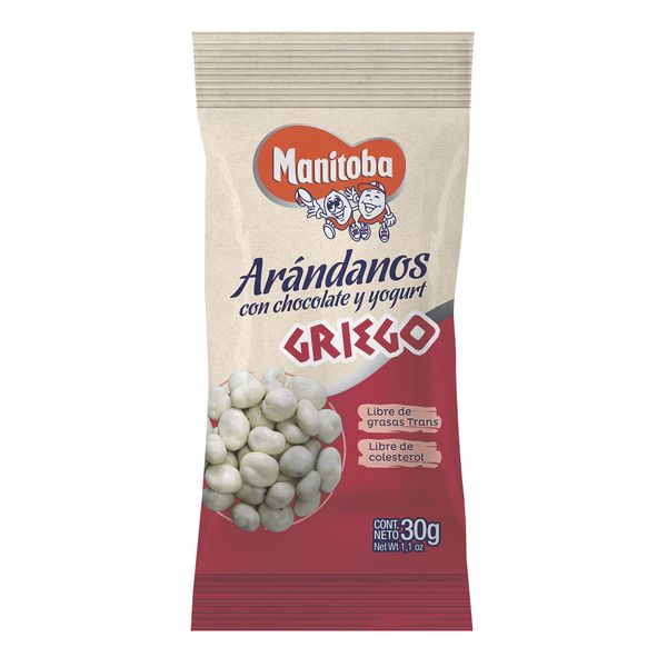 Arándanos Manitoba Yogurt Griego Consciente x 30 G