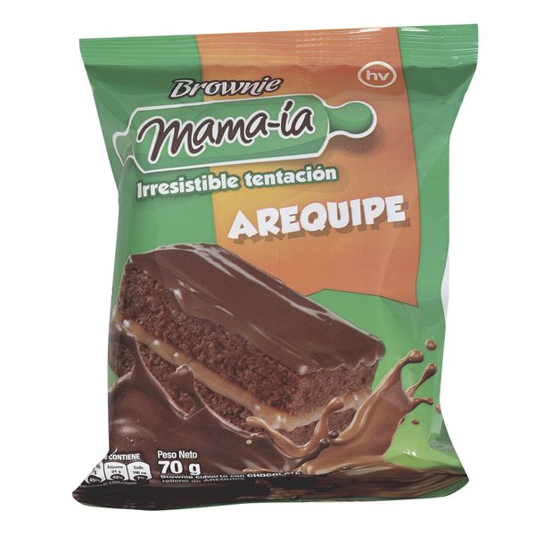 Brownie Mama-ía Arequipe x 70 G