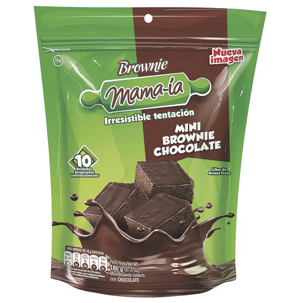 Mini Brownie Chocolate Mama-ía x 180 G