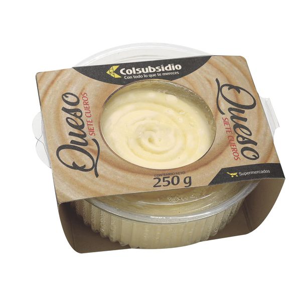 Queso Siete Cueros Colsubsidio x 250 G