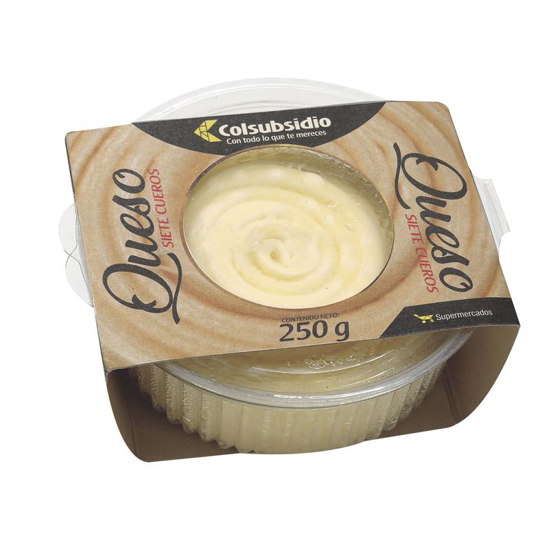 Queso Siete Cueros Colsubsidio X 250 G Mercados Colsubsidio 9260