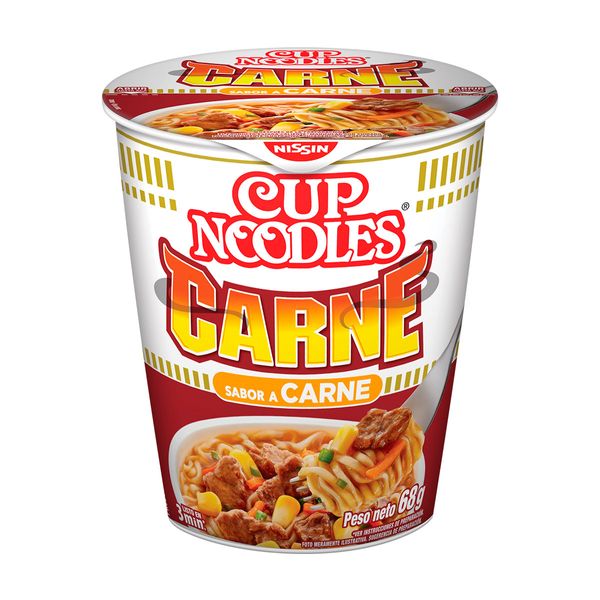 Cup Noodles Sabor a Carne 68 G