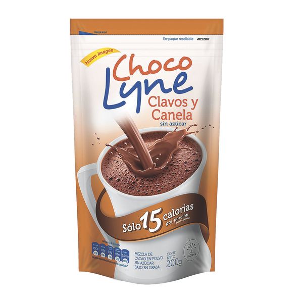 Choco Lyne Clavos y Canela Sin Azúcar 200 G