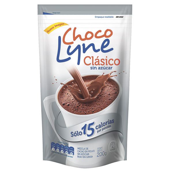 Choco Lyne Clásico Sin Azúcar 200 G