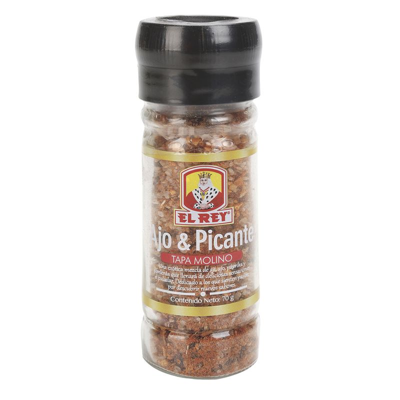 Condimento-El-Rey-Ajo---Picante-Tapa-Molino-70-G