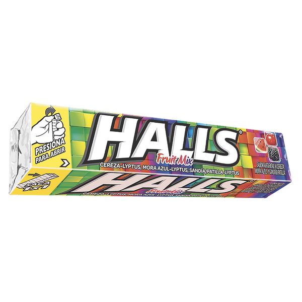 Caramelo Halls Fruit Mix x 25.2 G