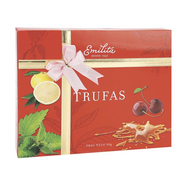 Estuche Chocolate Emilita Dorado 90 G