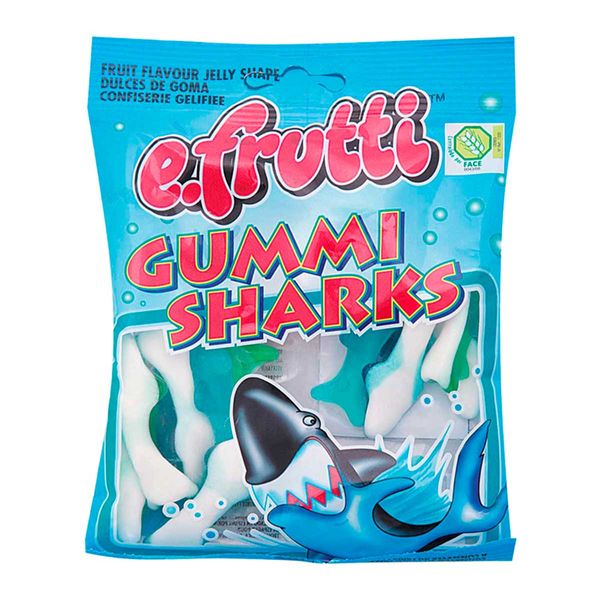 Gomas Sharks Efrutti x 100 G