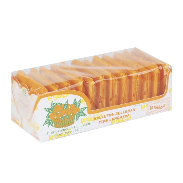 Galletas Rellenas La Delicia 150 G en 12 Unidades