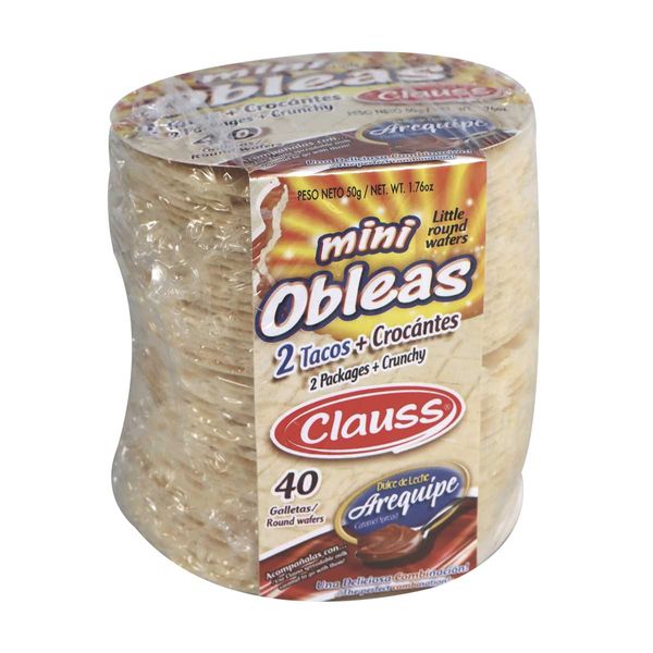 Mini Oblea Clauss x 50 G en 40 Unidades