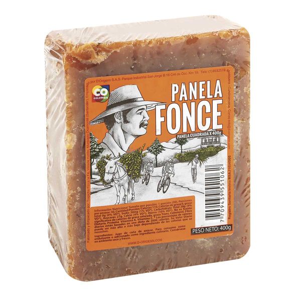 Panela Fonce Cuadrada x 400 G