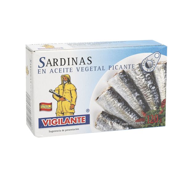 Sardinas en Aceite Picantes Vigilante 120 G