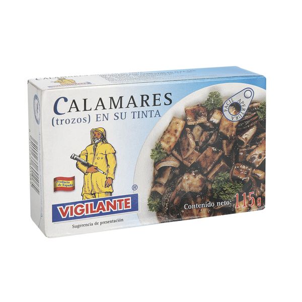Calamar Vigilante En Su Tinta 115 G