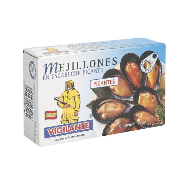 Mejillones Vigilante Escabeche Picante x 115 G