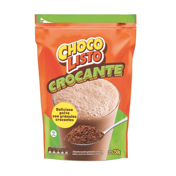 Bebida Achocolatada Chocolisto Crocante Doypack 250 G