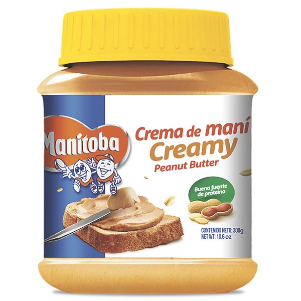 Pasta Cremosa De Maní Manitoba x 300 G