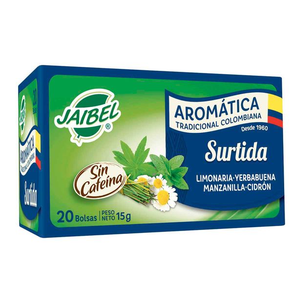 Aromática Jaibel Surtida 15 G en 20 Bolsitas
