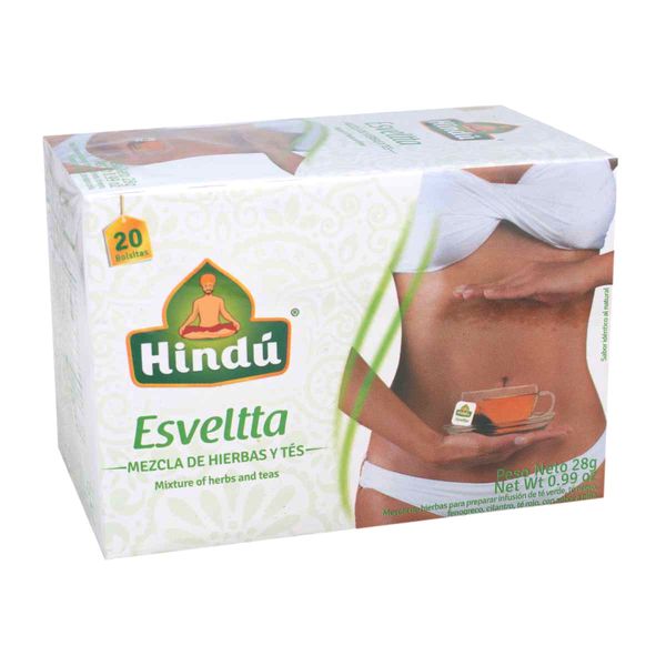 Té Esveltta Hindú Mezclas De Hierbas x 28 G en 20 Unidades