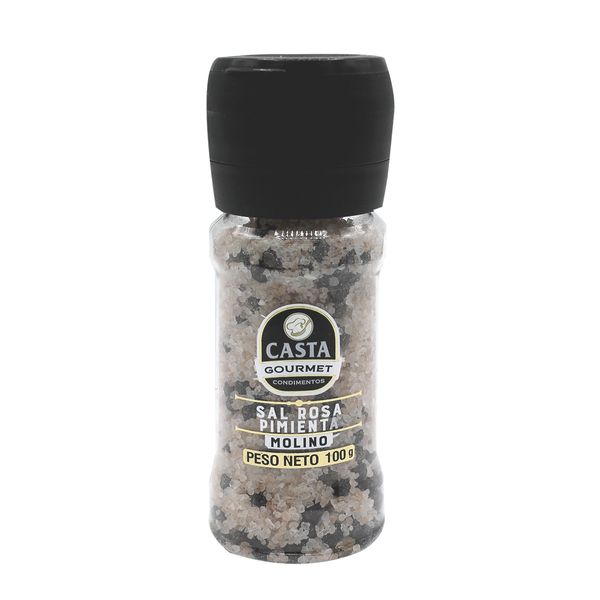 Condimento Casta Gourmet Sal Rosa Pimienta Molino x 100 G