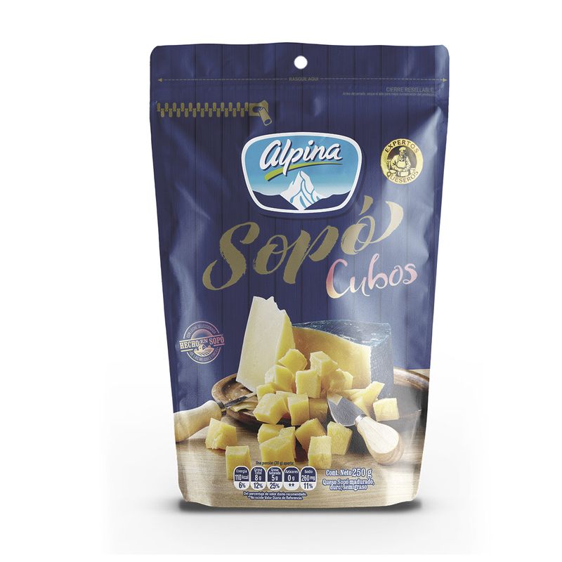 Queso-Sopo-Cubos-Alpina-x-250Gr