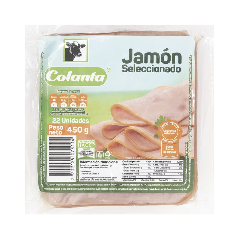 Jamon-Seleccionado-Colanta-x-450Gr